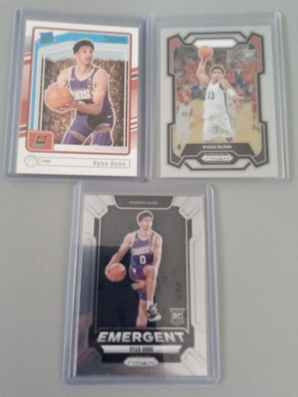Panini Ryan Dunn Phoenix Suns Basketball Card Lot.